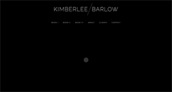 Desktop Screenshot of kimberleebarlow.com