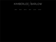 Tablet Screenshot of kimberleebarlow.com